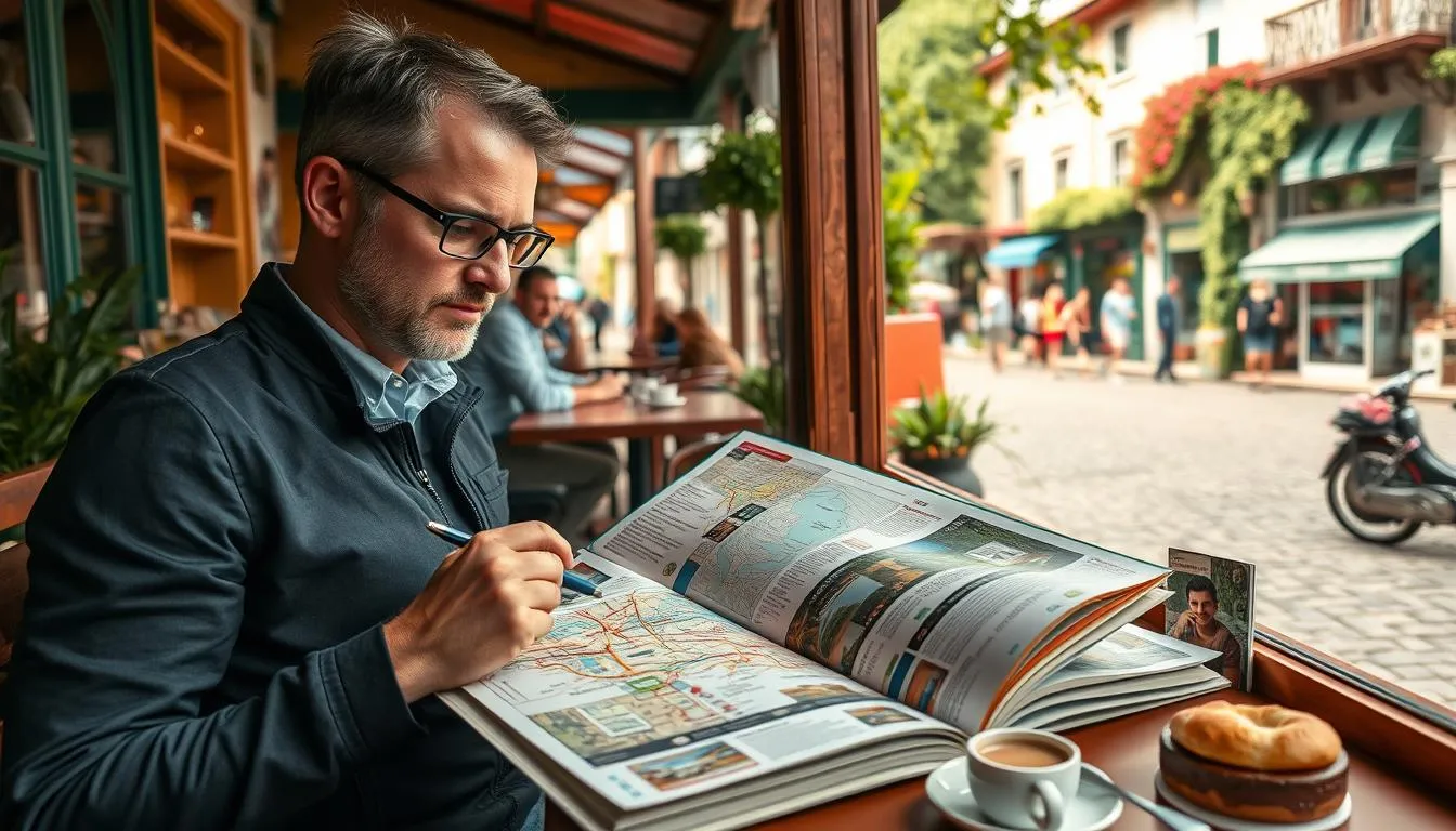 using travel guides